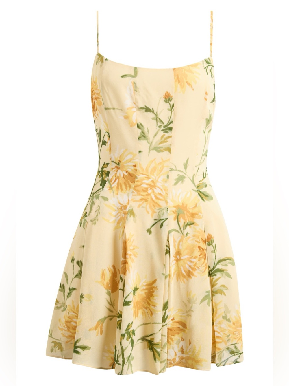 NEW Reformation Annelise Mini Dress In Honeyglow Size 4